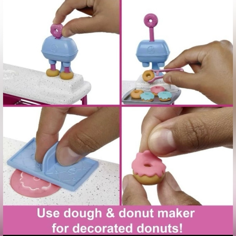 Malibu Barbie ~ “It Takes Two Pastry Café Play Set” 18 Pastry Making Accessories - Picture 10 of 12